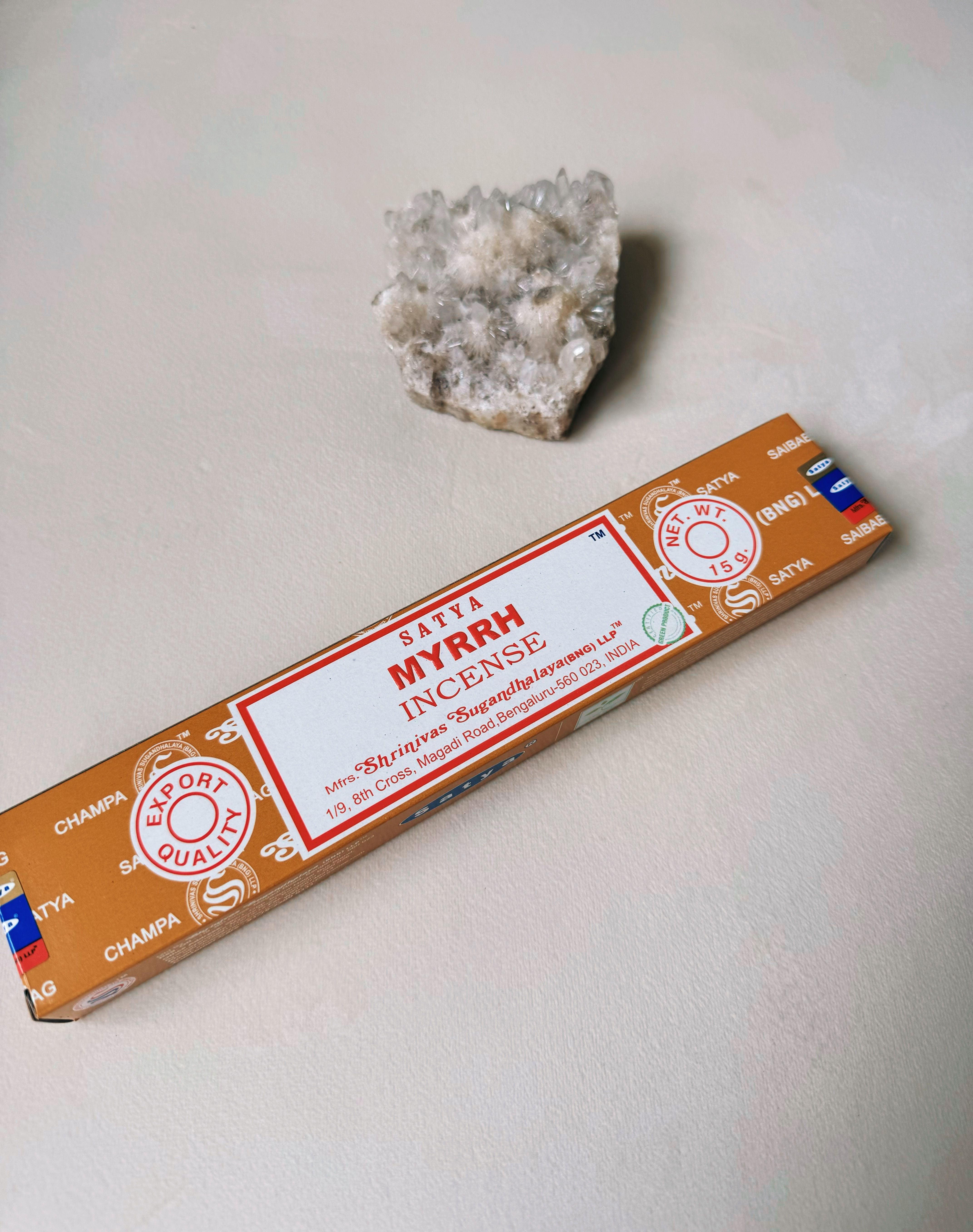 Satya Myrrh Räucherstäbchen