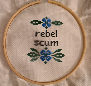 X-Stitching Xmas Pressies
