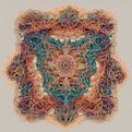 coloured threads weaving an layered and intricate patterns within a shape.jpg