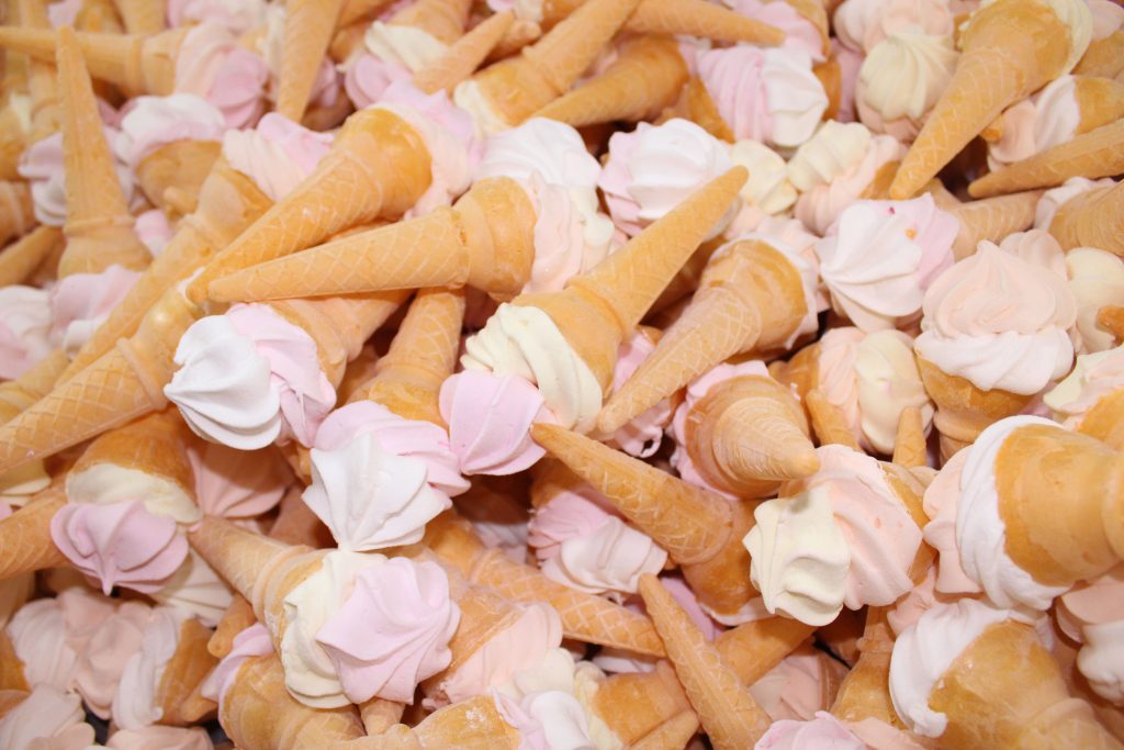 Arranged Food and Objects