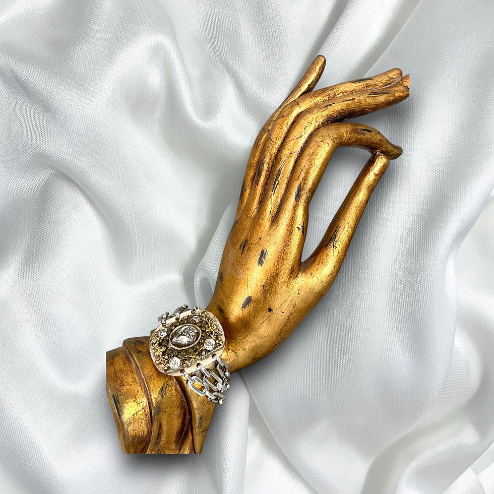 Thumbnail: Encrusted Rose Cuff