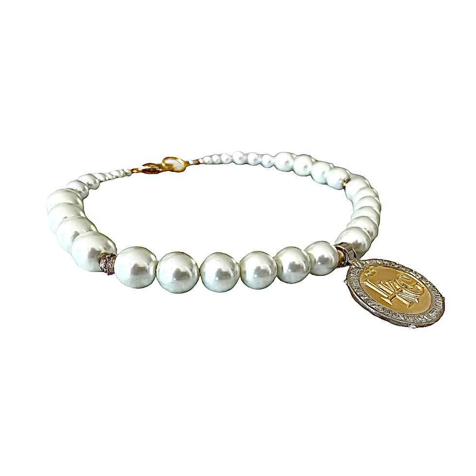 Thumbnail: LINKAGE Pearl Statement Collar