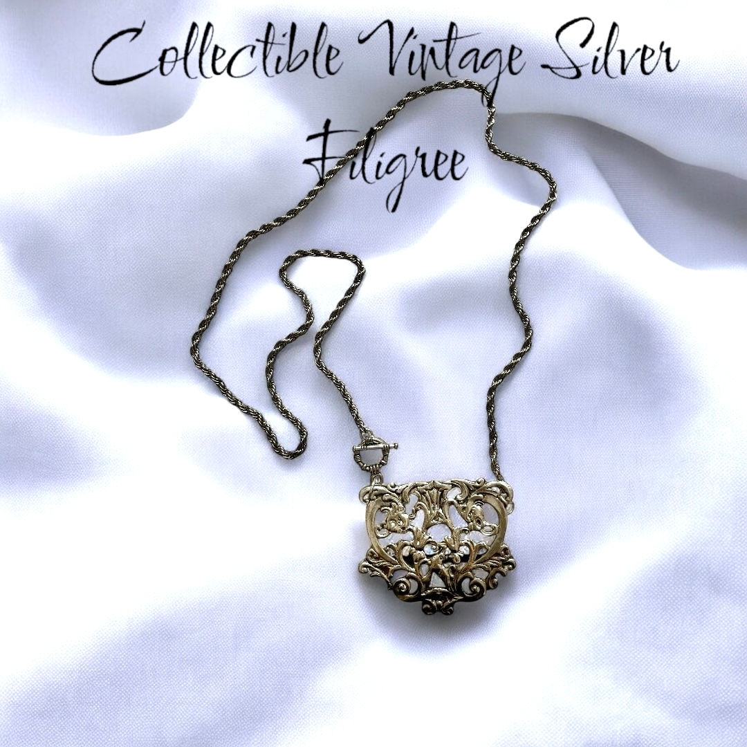 Collectible Vintage Silver Filigree
