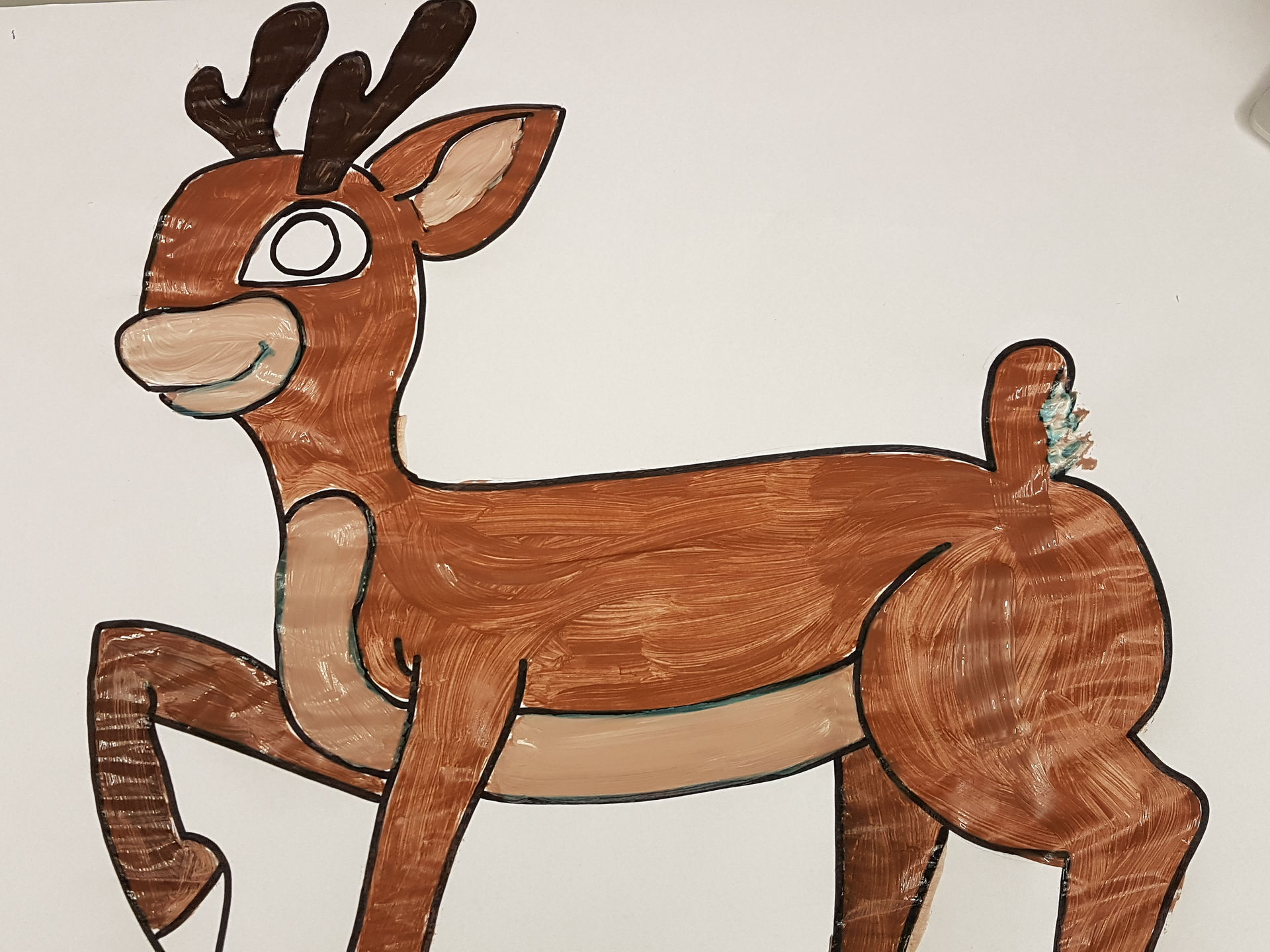 Rudolph! Your nose! What happened_