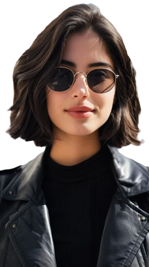 Woman with Italian Bob