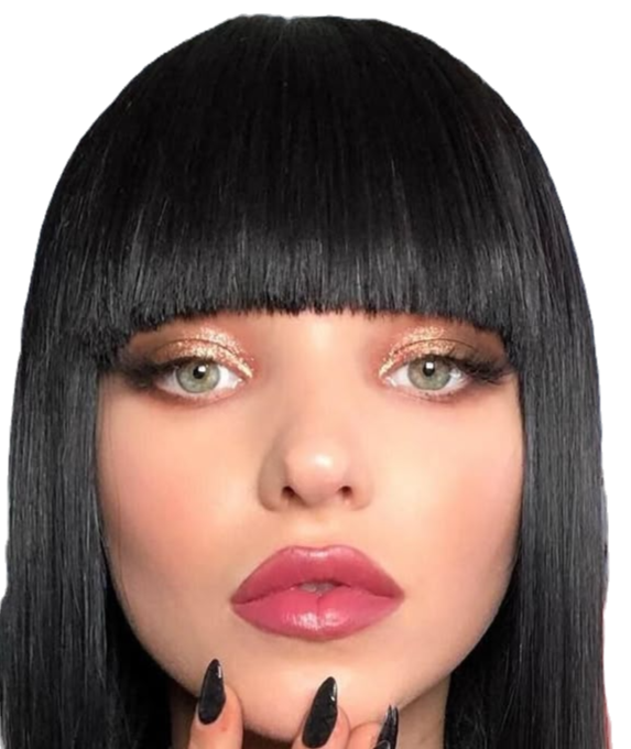 Pictured: Blunt Bangs. Photo Credit: Pinterest