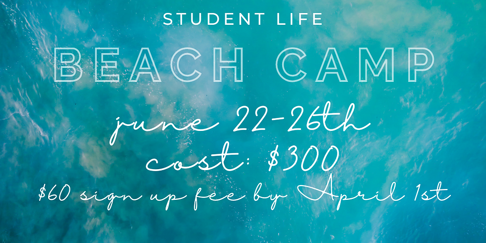 Student Life Beach Camp