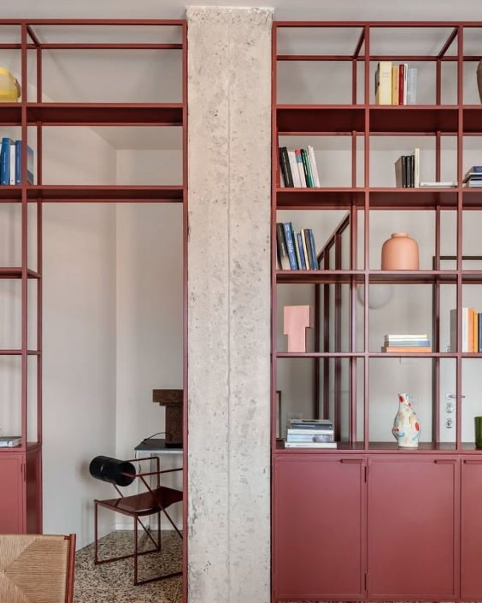 cloison bibliotheque sur mesure
