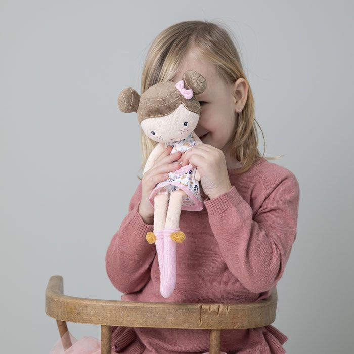 Thumbnail: Cadeaupakket 1.7: Naïf miniset, Knuffel Rosa, Voelpuzzel Flowers & Butterflies