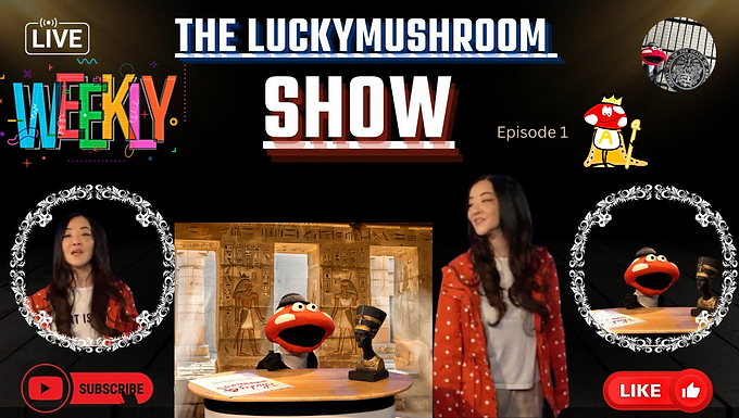 Lucky and Nashi Young Cho (The Lucky Mushroom Show