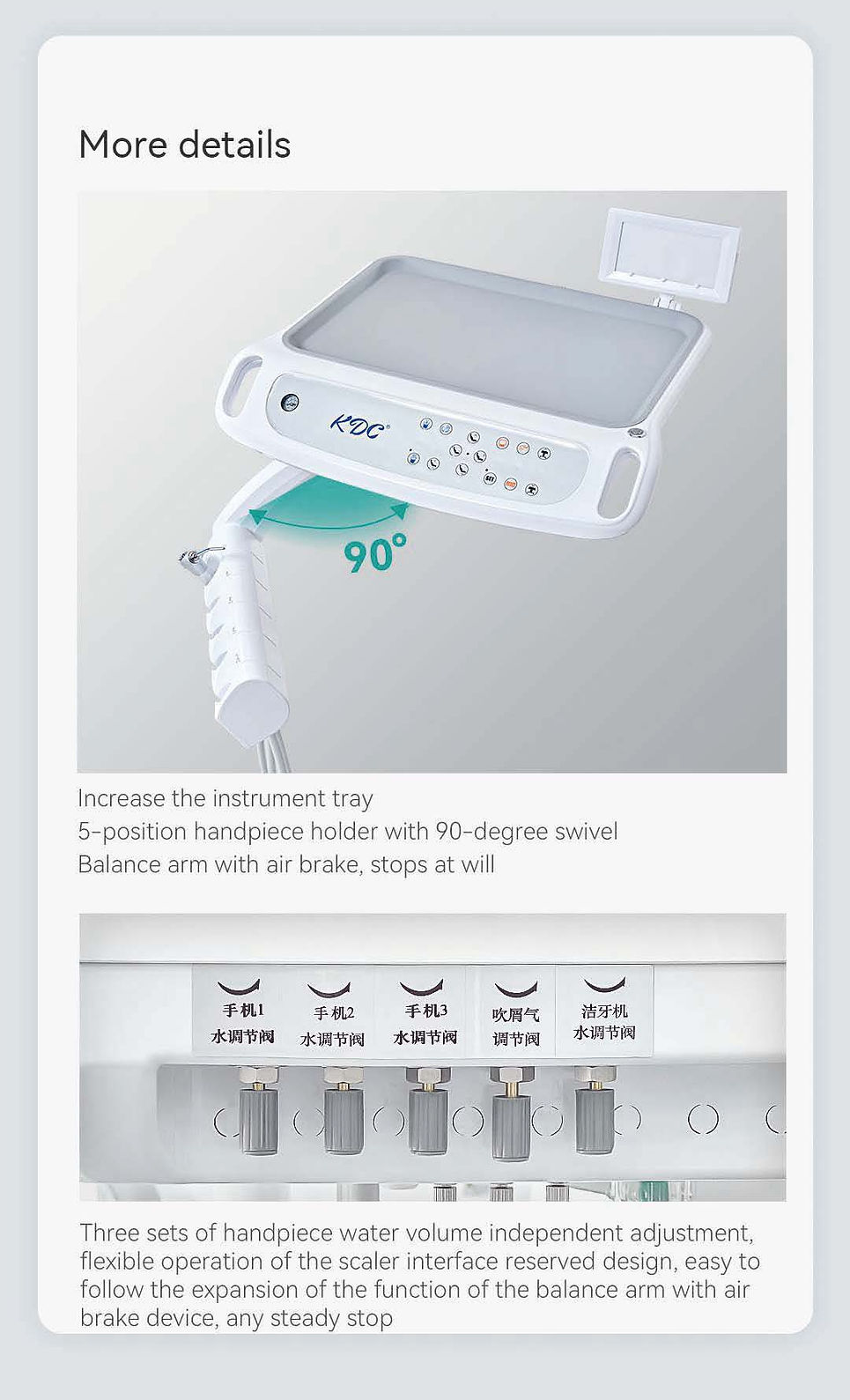 KDC BRAND Dental Chair: K-808-Q2