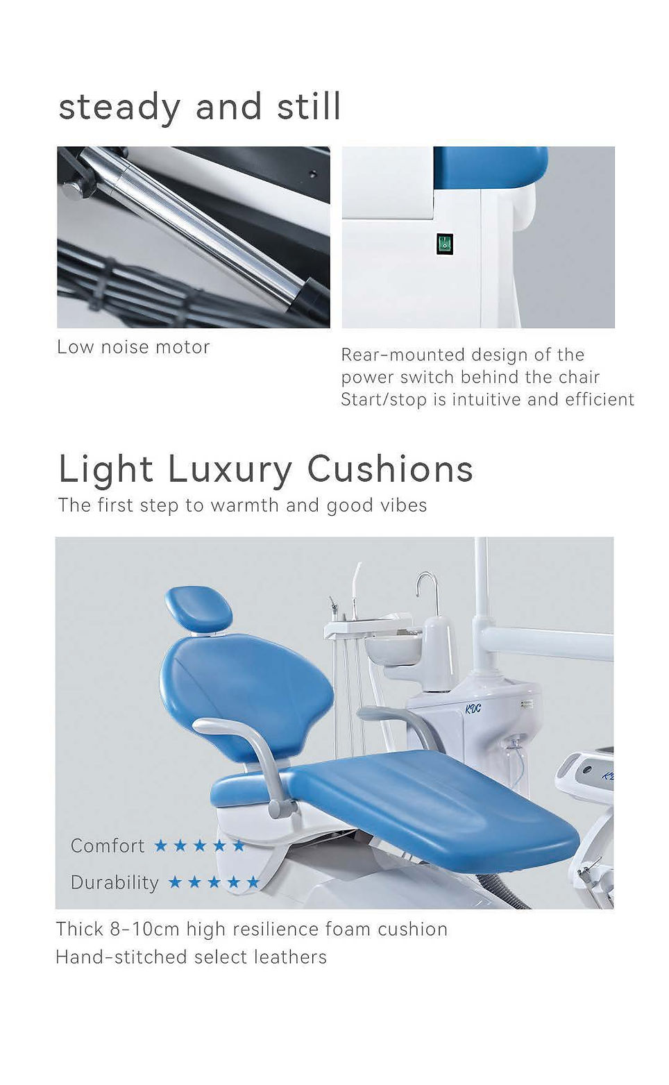 KDC BRAND Dental Chair: K-808-Q2