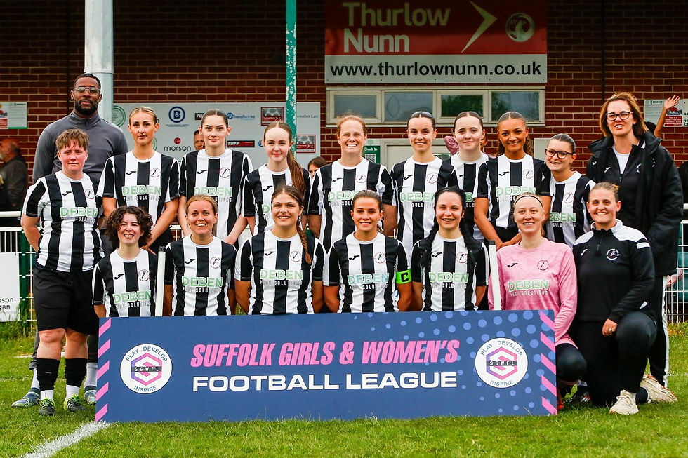Woodbridge Town Ladies finish runners-up in this year's SGWFL League Cup (Photo: Max Woodward)