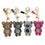 Thumbnail: Teddy Bear Pattern Crystal Keychain/Bag Charm
