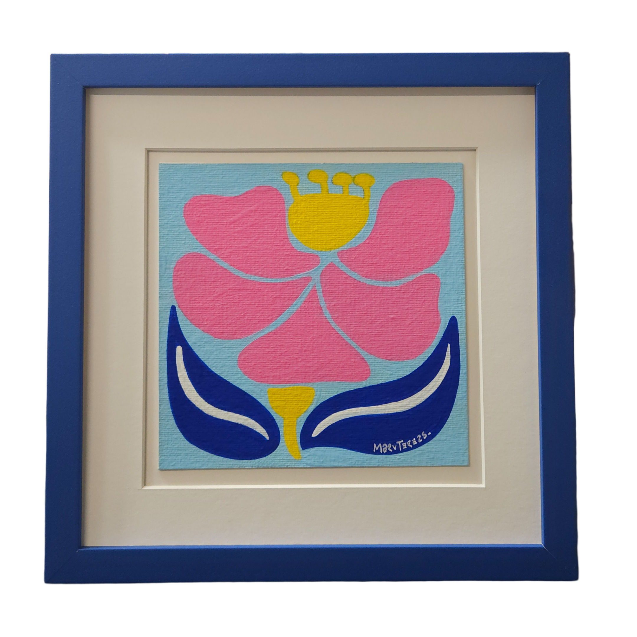 Colección Flori-marco azul