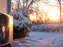 Moderne Wärmepumpen trotzen auch eisiger Kälte