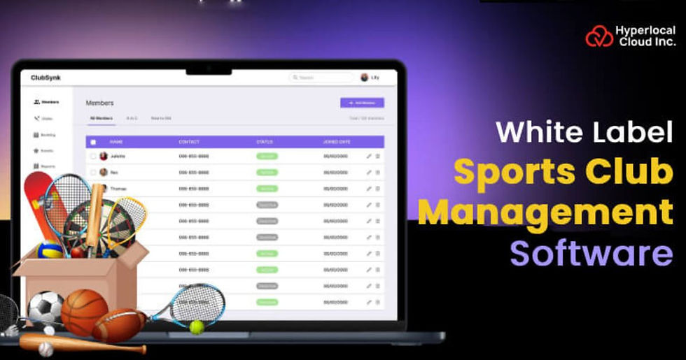 White Label Sports Club Software