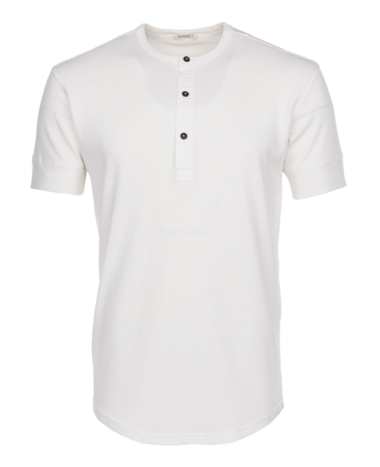 PIKE BROTHERS 1927 HENLEY SHIRT ECRU MELANGE