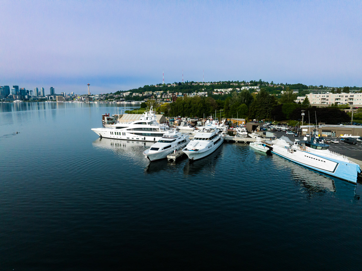 yacht marina, Seattle