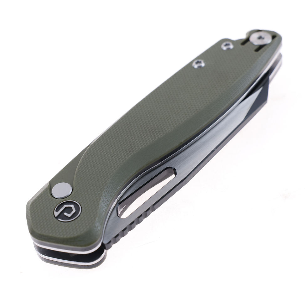 Thumbnail: DEFCON TD020 - Warhawk- Micarta/G10 Button Lock Folder