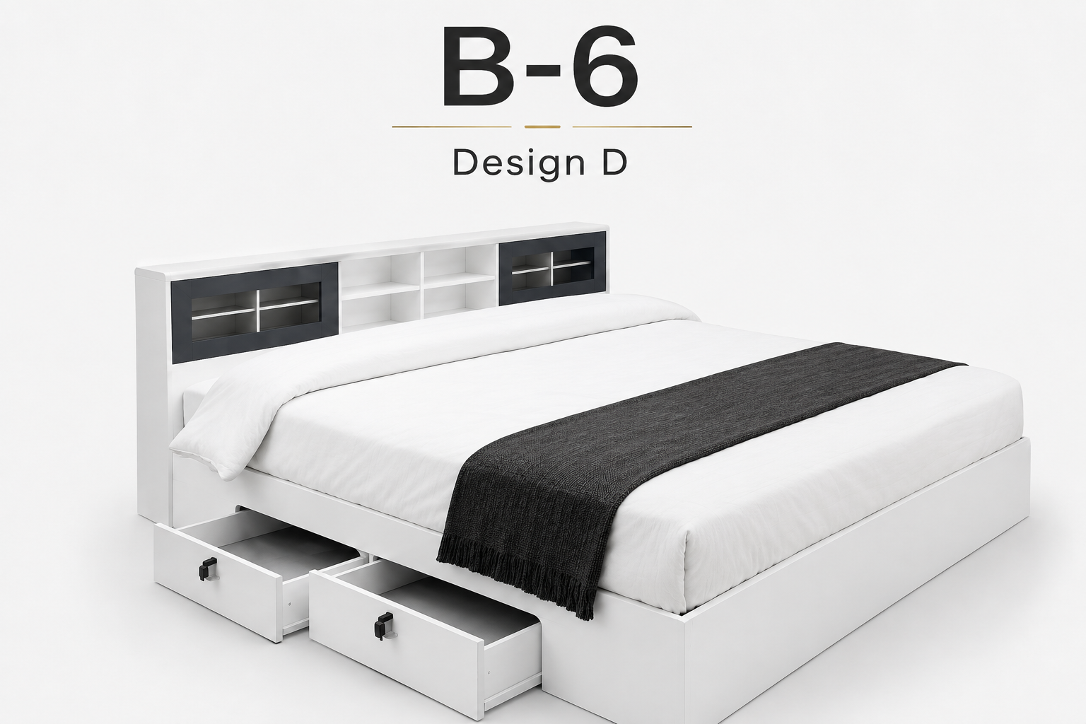 B-6 Design D เตียง6ฟุต