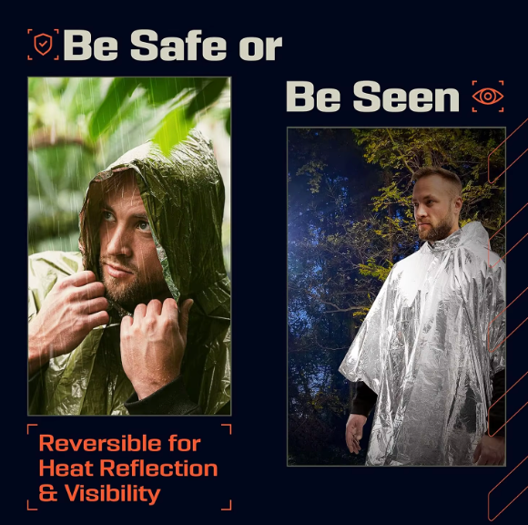 Thumbnail: Emergency Waterproof Raincoat (Survival Tool)