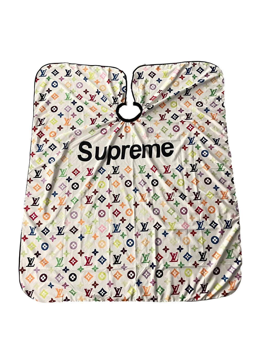 White Supreme Barber Cape