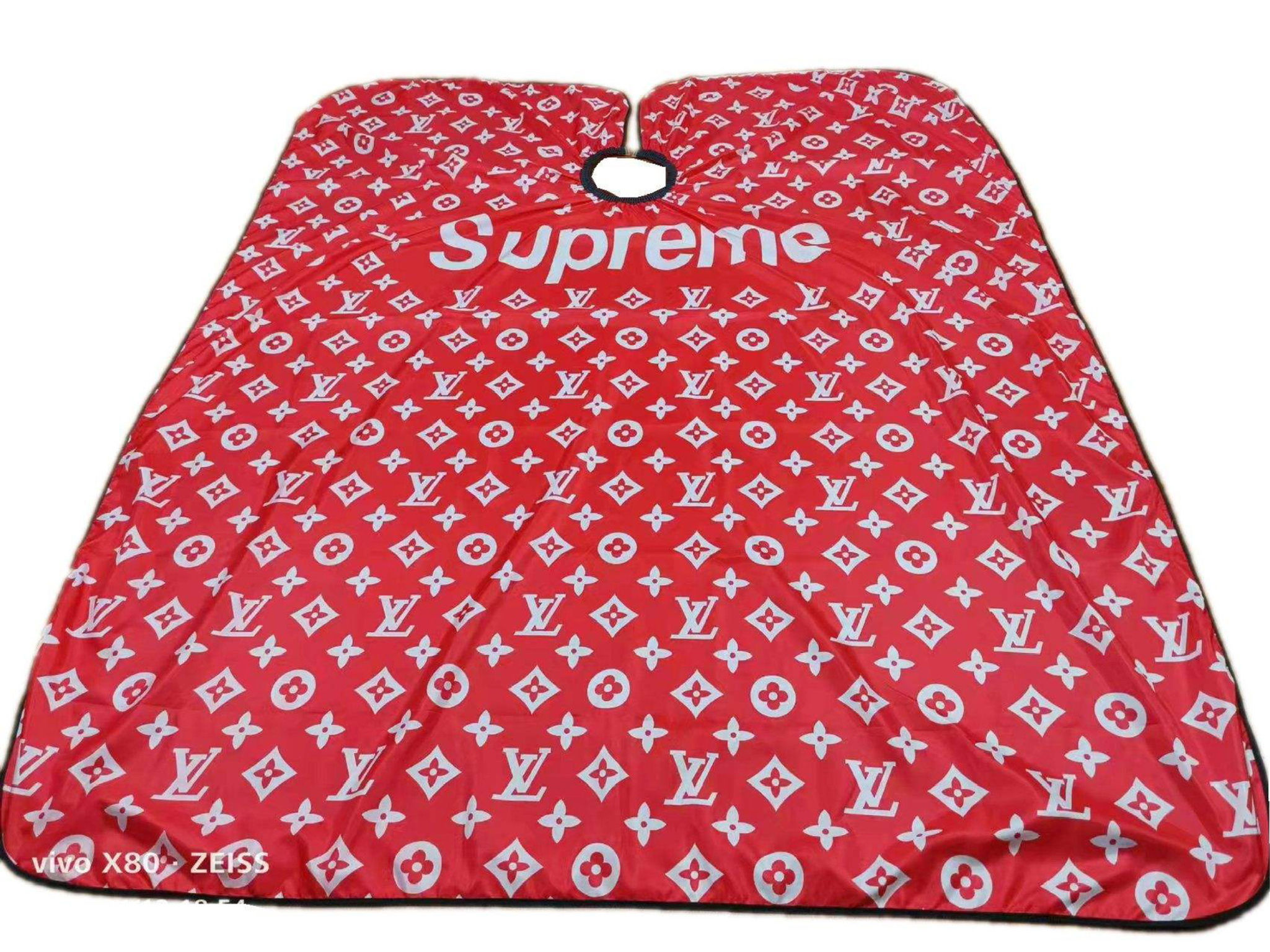 Red Supreme Barber Cape