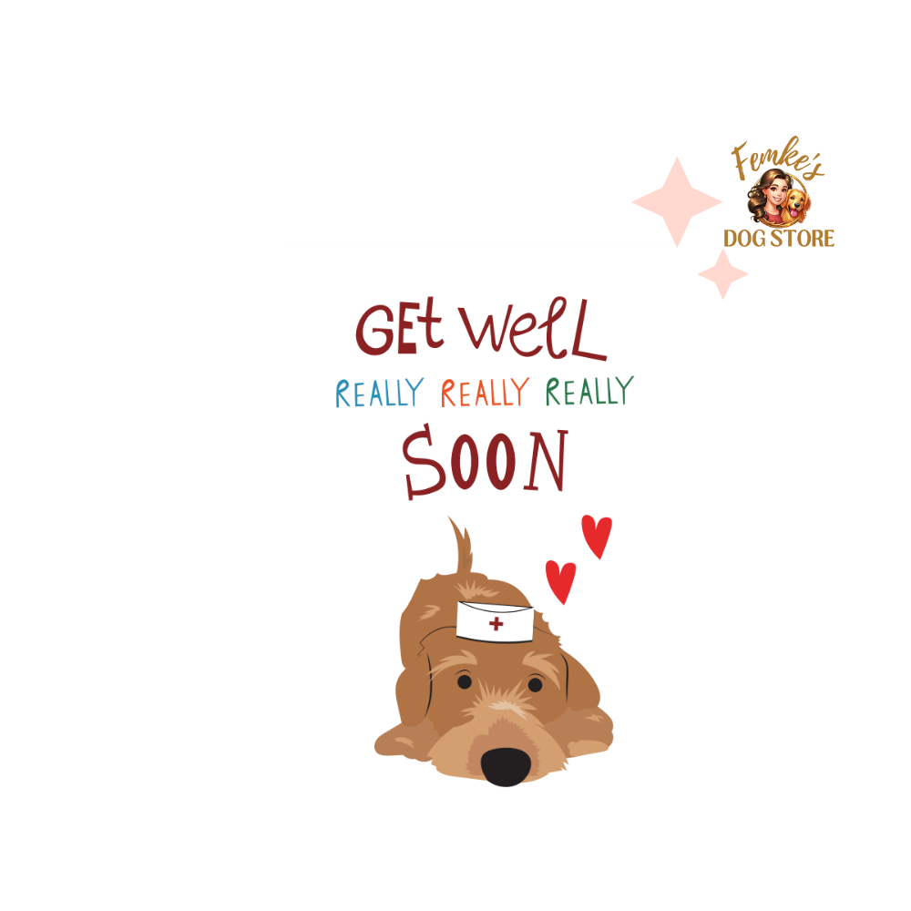 Eetbare kaart - Get Well Soon