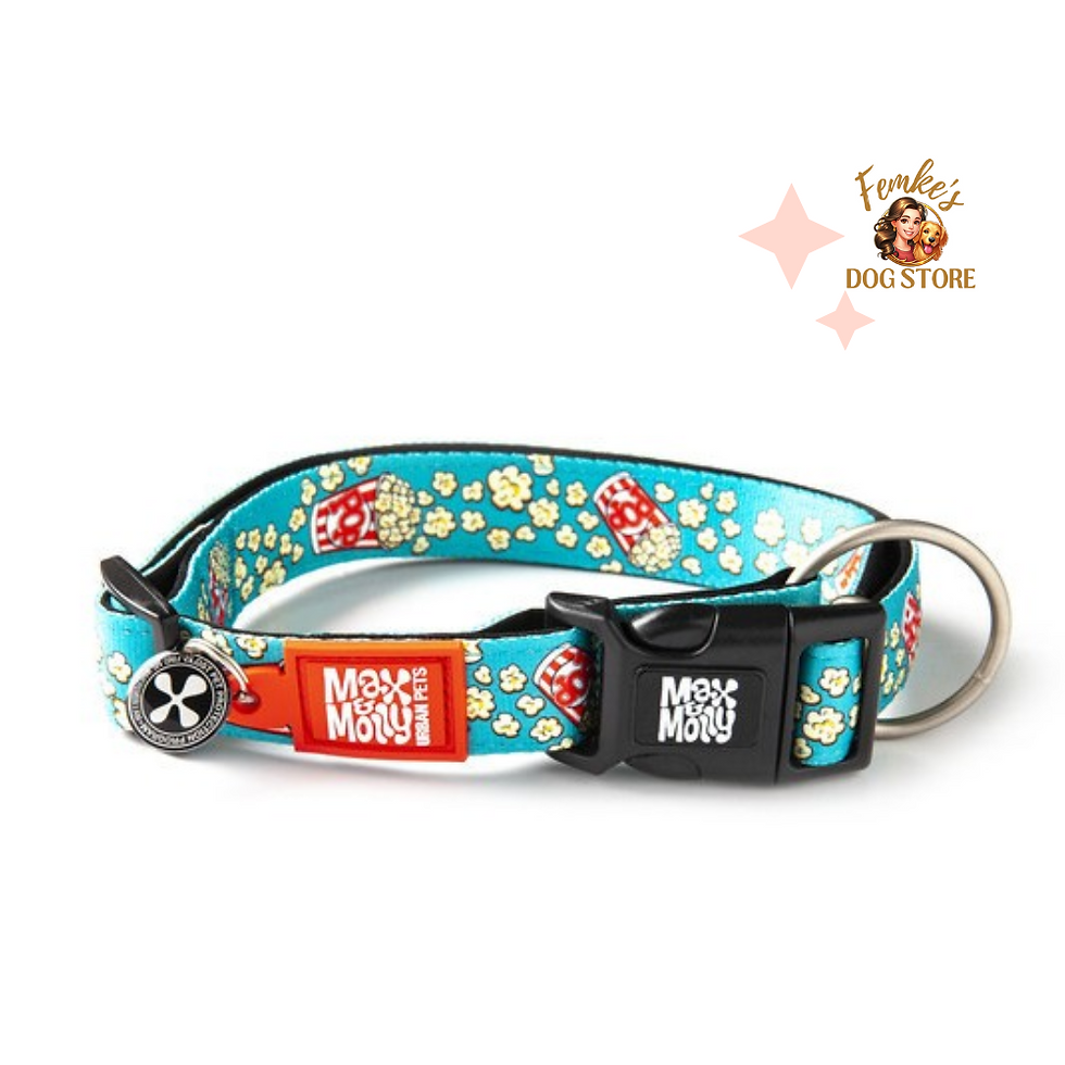 Max & Molly halsband - Popcorn