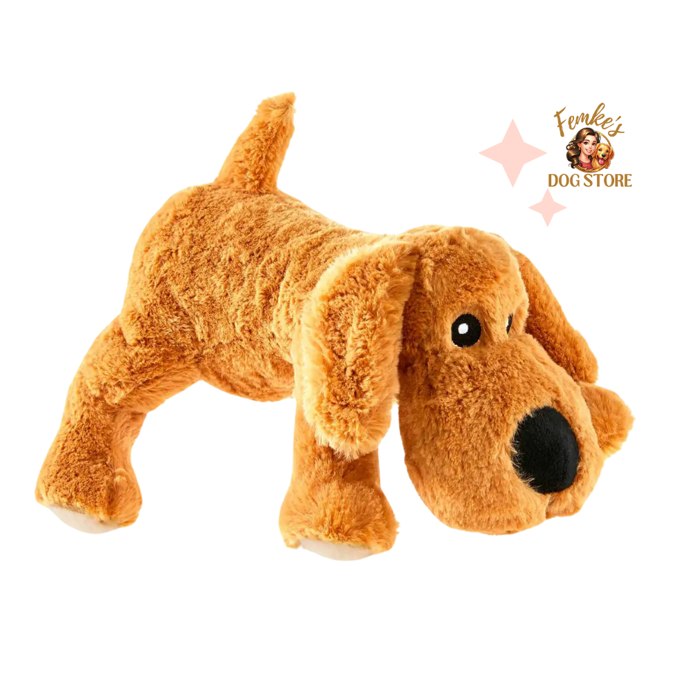 Pluche Puppy lichtbruin