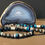 Thumbnail: Item #220 Dark Blue Tiger Eye & Hematite bracelet