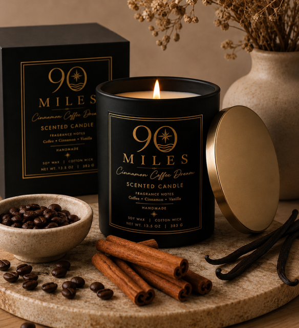 Luxury soy wax candle collection featuring premium fragrances, elegant jars and handcrafted candle designs