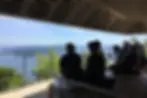 Mt. Misen summit panorama over Seto Inland Sea