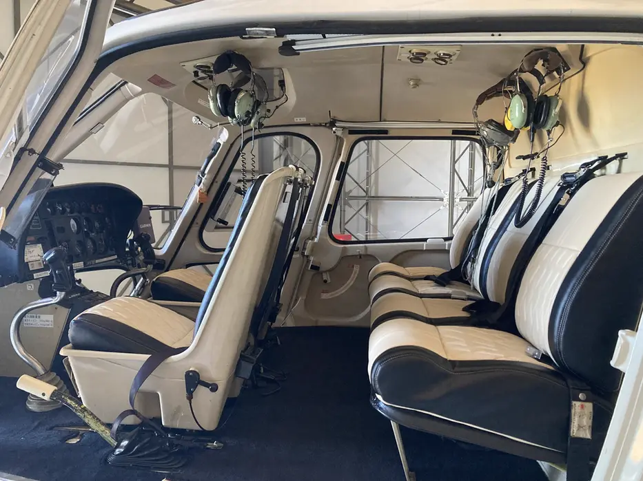 Helicopter cabin interior