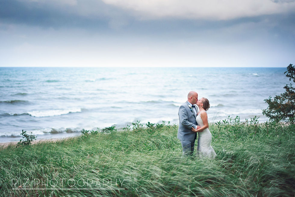 Kissing by Lake Erie