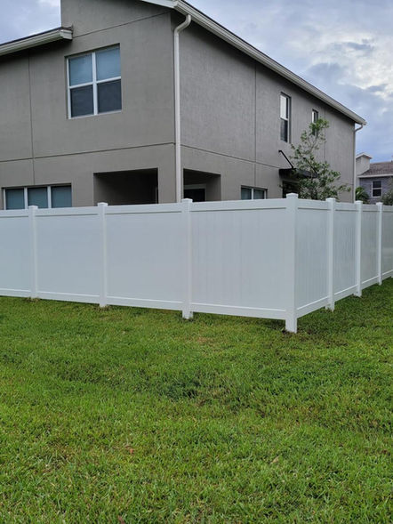 PVC fence