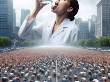 Prostrating For A Glass Of Milk