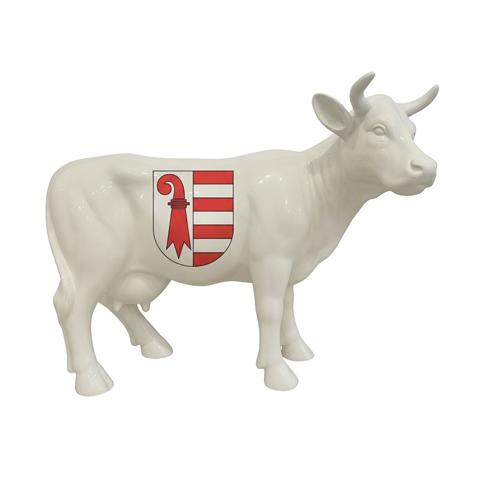 Miniature : Animaux-en-Resine-Suisse-Vaches-H45cm-Kuhtag-canton-Jura-idée cadeau-4