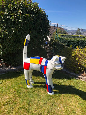 Animaux-en-Resine-Suisse-chat-idee-cadeau-deco-Riviera-Suisse