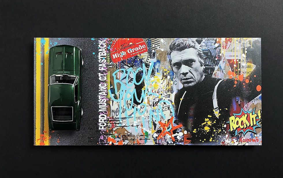Miniature : MUSTANG FAST BACK BULLITT ICONIC MINI CAR BY NOVARINO