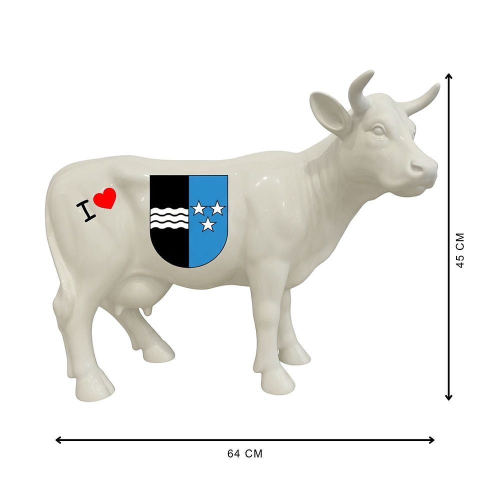 Miniaturbild: Animaux-en-Resine-Suisse-Vaches-H45cm-Kuhtag-canton-Argovie-idée-cadeau-3