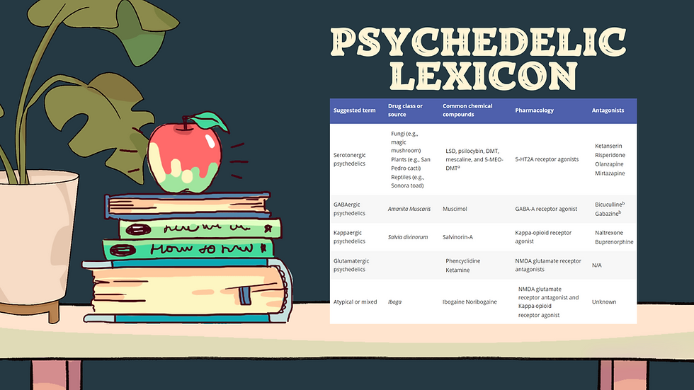 A lexicon for psychedelic research and treatment