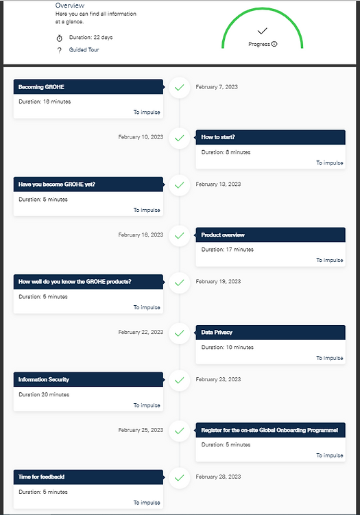 Luluah AlZaabi Grohe Onboarding Process