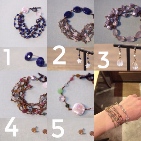 ブレスレット&ピアス