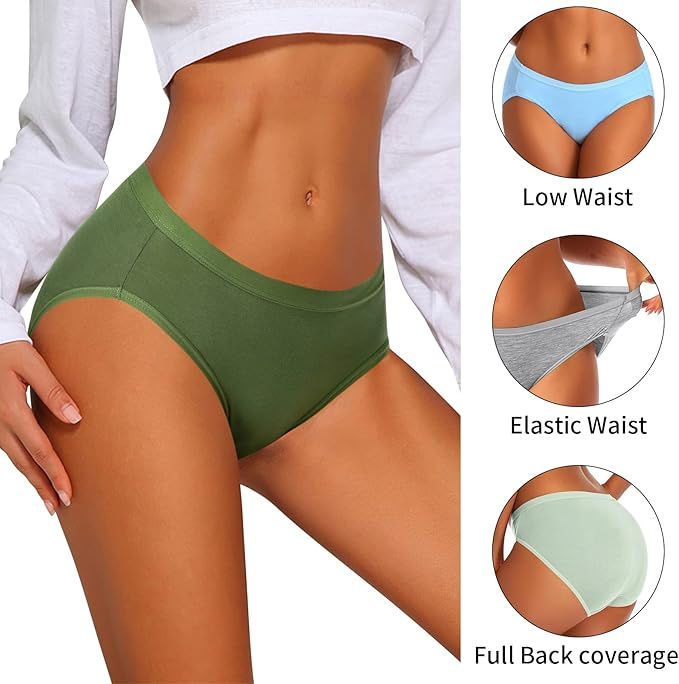 Thumbnail: Women's Cotton Bikini Panties