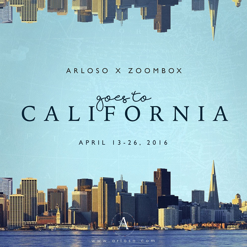 Arloso x Zoombox Goes to California