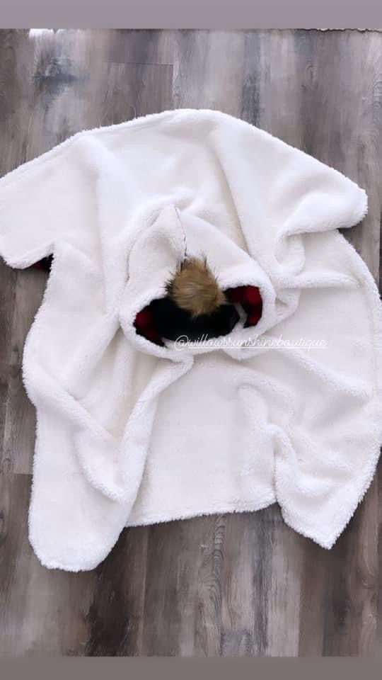 Thumbnail: Custom Car seat poncho the with hood 