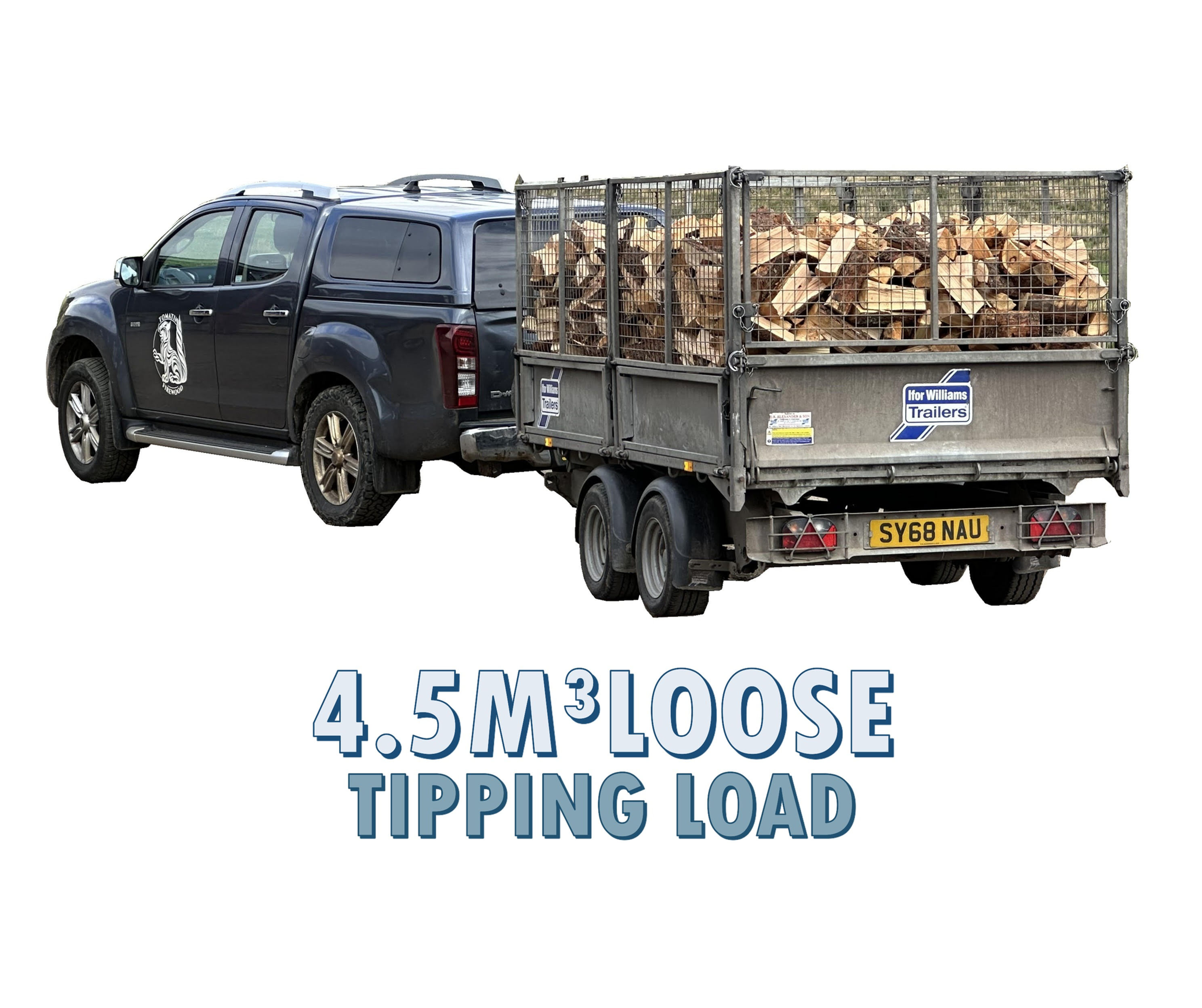 4.5m³ Loose Air dried softwood