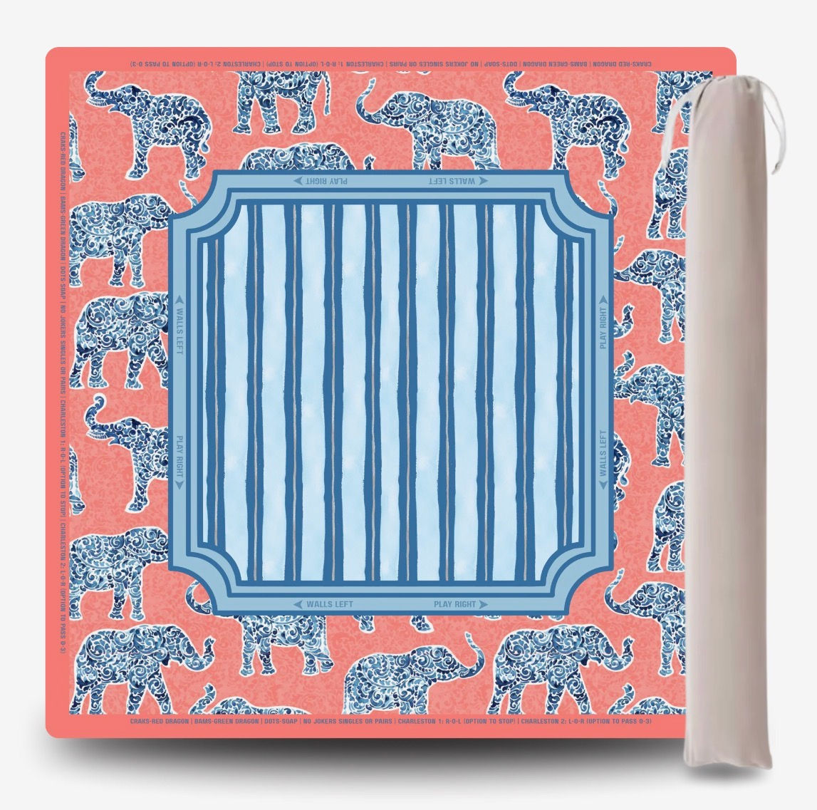 Mahj & Vine Chinoiserie Elephant Mat